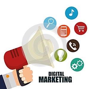 digital marketing e-commerce icon