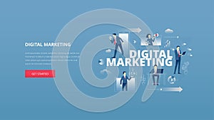 Digital marketing hero banner