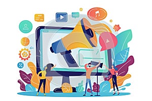 Digital Marketing Illustration