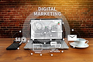 DIGITAL MARKETING new startup project MILLENNIALS Business team