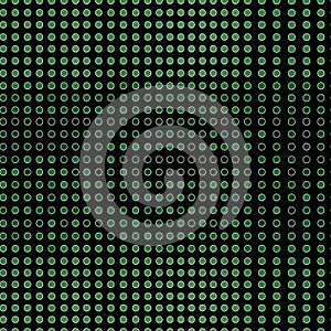 Digital Matrix Background with Green Binary Code Stream