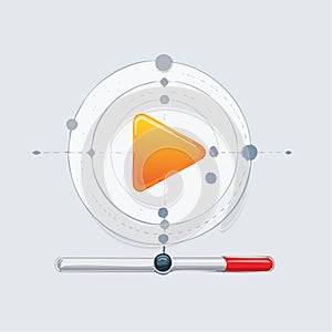 Digital Media Playback Interface Concept