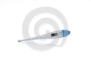 Digital medical thermometer isolated