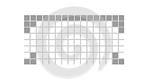 Digital Mesh Grid Pattern Technology Background, vector design Generative AI
