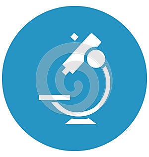 Digital microscope Isolated Vector icon which can easily modify or edit