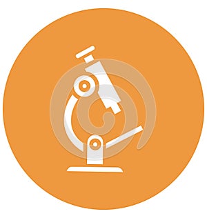 Digital microscope Isolated Vector icon which can easily modify or edit