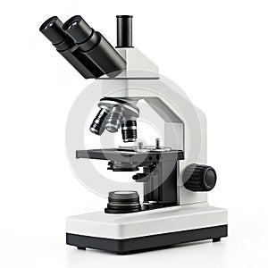 Digital microscope on white background