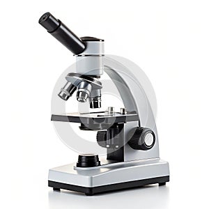 Digital microscope on white background