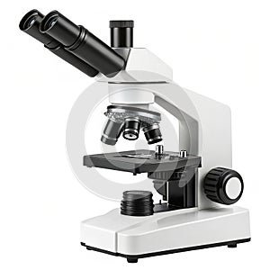 Digital microscope on white background