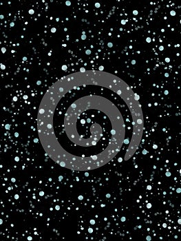 Digital mint paint splatter