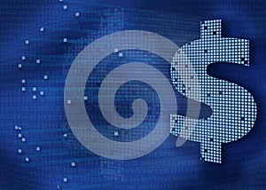 Digital Money Background photo