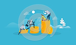 Digital money market photo