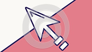 Digital Mouse Cursor, Pointer for User Interface, vector design Generative AI