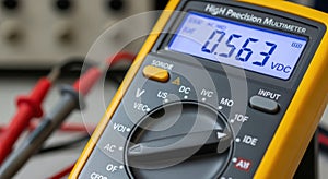 Digital Multimeter Close-up