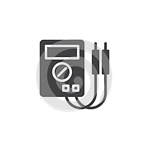Digital multimeter icon vector