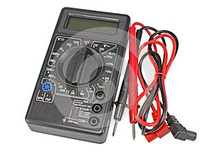 Digital multimeter and probes macro