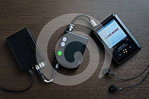 digital music player, dac and portable amplifier