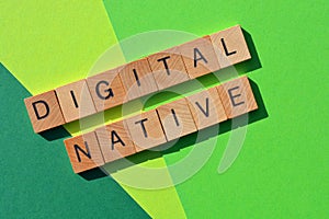 Digital Native,  phrase as banner headline