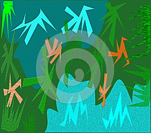 Digital Nature Art Texture Theme photo