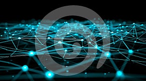 Digital Network Abstract Connection Structure Background