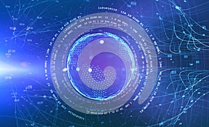 Digital network and communication background