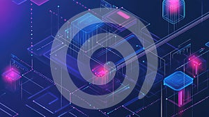 Digital network connecting data platforms and blockchain technology