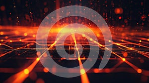 Digital network connecting data streams transmitting information