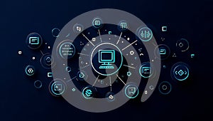 Digital network connections with computer and binary code technology