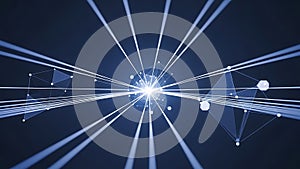 Digital Network Connections Data Flow Technology Communication Visualization