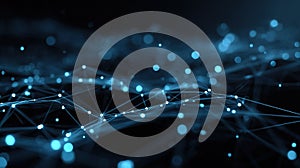 Digital Network Connectivity Abstract Technology Background