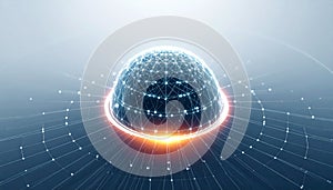Digital Network Dome Protecting Global Data