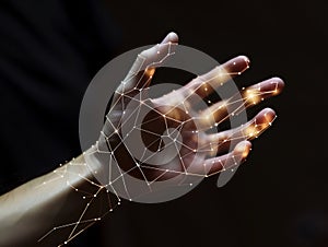 Digital Network Hand Visualization