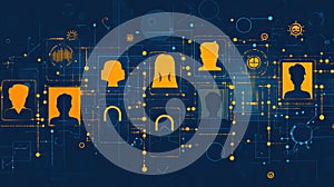 Digital Network of Interconnected User Profiles and Data