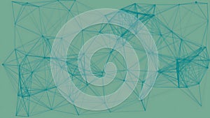 Digital Network Mesh Background - Abstract Geometric Connection