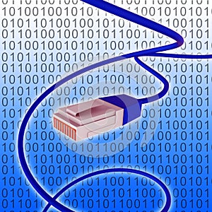 Digital Network Represents World Wide Web And Connected