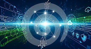 Digital Network Security and Data Flow Abstract