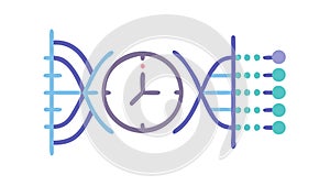 Digital Network System Integration, Complex Tech Vector, vector design Generative AI