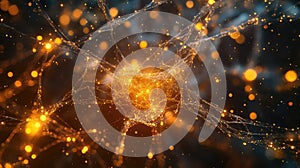 Digital neural network connecting data points in artificial intelligence