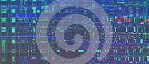 Digital noise artifacts