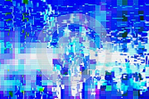 Digital noise background glitch screen, design abstract