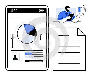 Digital Nutrition Tracking App with Analytics and Data Visualization
