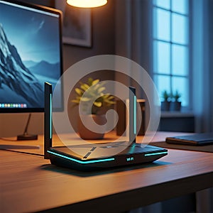 Digital padlock illuminates against binary code background