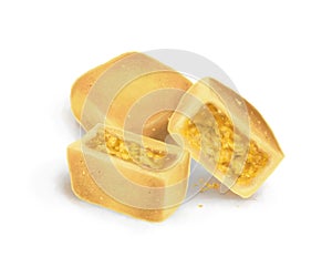 The Digital Painting of Taiwanese Pineapple Cake with Egg Yolk