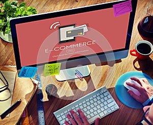 Digital Payment E-commerce Shopping Online Concept