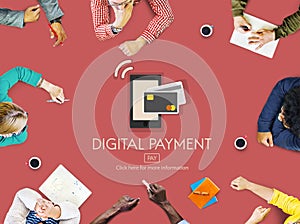 Digital Payment E-commerce Shopping Online Concept