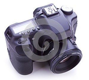 Digital photo camera with 50mm lens