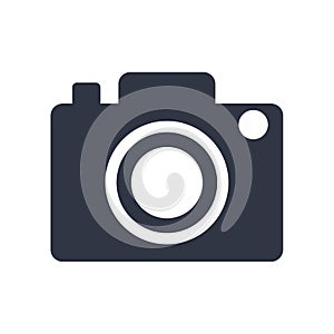 Digital Photo Camera icon vector sign and symbol isolated on white background, Digital Photo Camera logo concept
