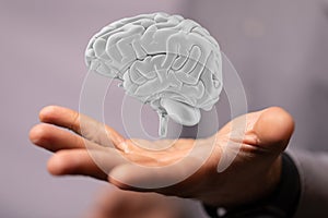 human brain mind idea symbol photo