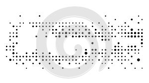 Digital Pixelated Texture Abstract Dotted Pattern Vector, vector design Generative AI