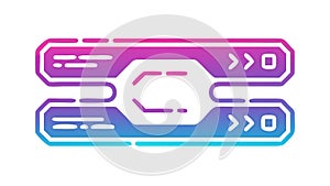 Digital Progress Bar UI UX Element Interface Design, vector design Generative AI